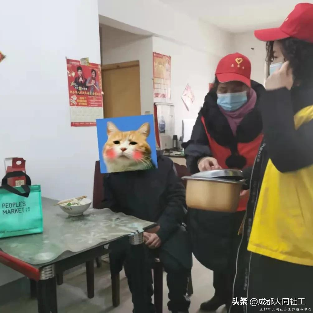 金牛社區府河新居社區開展愛心家庭送餐志願服務活動
